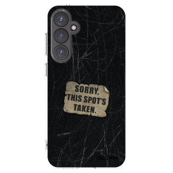 Picasee silikonový průhledný obal pro Samsung Galaxy S23 FE S711B - SORRY