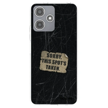 Picasee silikonový průhledný obal pro Xiaomi Redmi 12 5G - SORRY