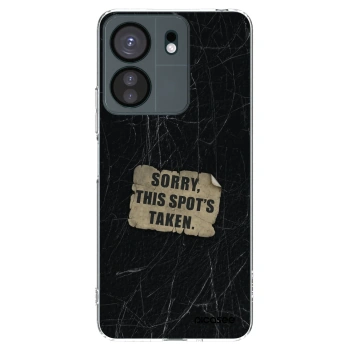 Picasee silikonový průhledný obal pro Xiaomi Redmi 13C 4G - SORRY