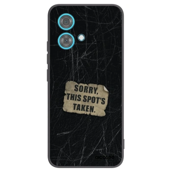 Picasee silikonový černý obal pro Motorola Edge 40 Neo - SORRY