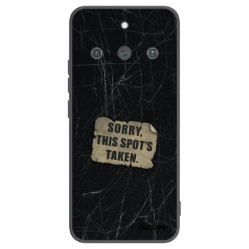 Picasee silikonový černý obal pro Realme 11 Pro+ - SORRY