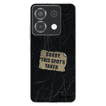 Picasee silikonový průhledný obal pro Xiaomi Poco X6 - SORRY