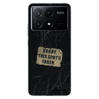 Picasee silikonový průhledný obal pro Xiaomi Poco X6 Pro - SORRY
