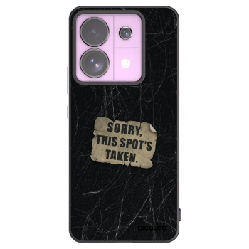 Picasee silikonový černý obal pro Xiaomi Redmi Note 13 Pro 5G - SORRY