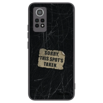 Picasee silikonový černý obal pro Xiaomi Redmi Note 12 Pro 4G - SORRY