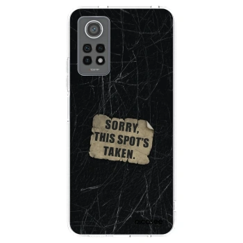 Picasee silikonový průhledný obal pro Xiaomi Redmi Note 12 Pro 4G - SORRY