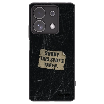 Picasee silikonový černý obal pro Xiaomi Redmi Note 13 Pro 4G - SORRY