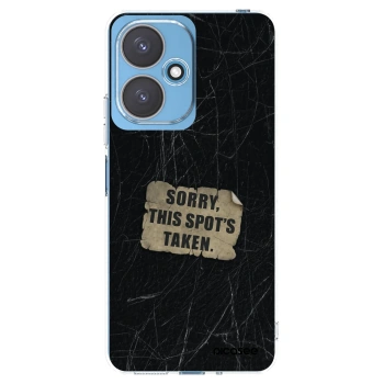 Picasee silikonový průhledný obal pro Xiaomi Redmi 13C 5G - SORRY