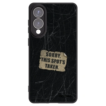 Picasee silikonový černý obal pro Samsung Galaxy S25 Edge 5G - SORRY