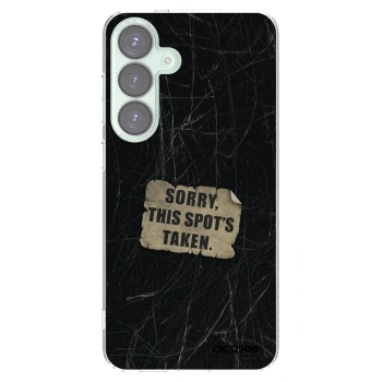Picasee silikonový průhledný obal pro Samsung Galaxy S25+ 5G - SORRY