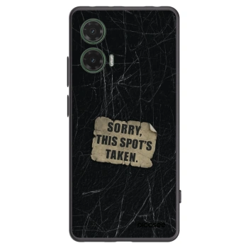 Picasee silikonový černý obal pro Motorola Moto G35 5G - SORRY
