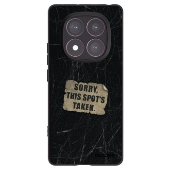 Picasee silikonový černý obal pro Xiaomi Redmi Note 14 Pro 4G - SORRY