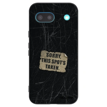 Picasee silikonový černý obal pro Google Pixel 8a - SORRY