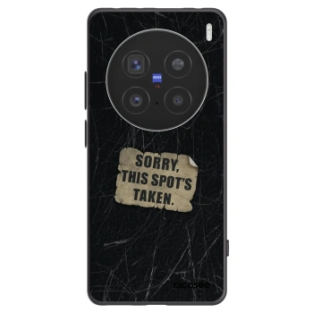 Picasee silikonový černý obal pro Vivo X200 Pro - SORRY