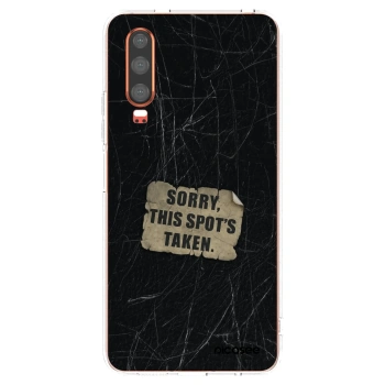 Picasee silikonový průhledný obal pro Huawei P30 - SORRY