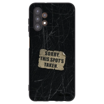 Picasee silikonový černý obal pro Samsung Galaxy A13 5G - SORRY