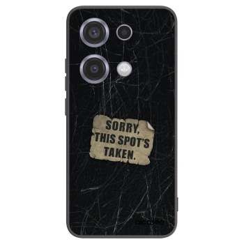 Picasee silikonový černý obal pro Xiaomi Redmi Note 14S - SORRY