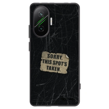 Picasee silikonový černý obal pro Xiaomi Poco F7 5G - SORRY