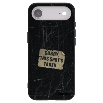 Picasee silikonový černý obal pro Apple iPhone Air - SORRY