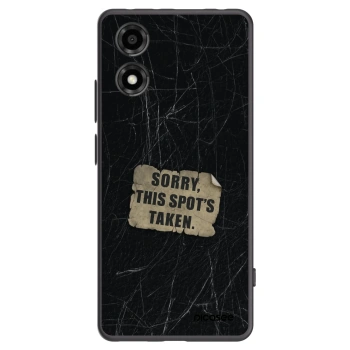 Picasee silikonový černý obal pro Motorola Moto E14 - SORRY