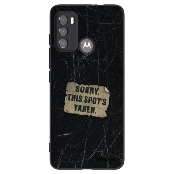 Picasee silikonový černý obal pro Motorola Edge 60 5G - SORRY