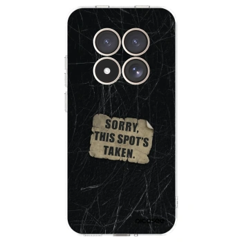 Picasee silikonový průhledný obal pro Xiaomi Redmi Note 15 Pro 4G - SORRY