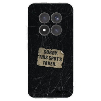 Picasee silikonový průhledný obal pro Xiaomi Redmi Note 15 Pro+ - SORRY