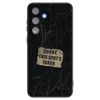 Picasee silikonový černý obal pro Samsung Galaxy S25 FE 5G - SORRY