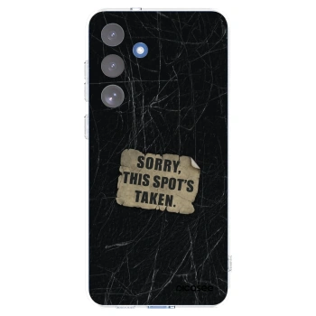 Picasee silikonový průhledný obal pro Samsung Galaxy S25 FE 5G - SORRY