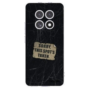 Picasee silikonový průhledný obal pro Xiaomi Redmi Note 15 - SORRY