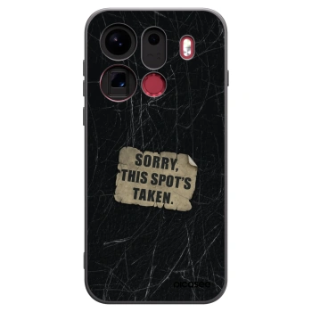 Picasee silikonový černý obal pro OPPO Find X9 Pro - SORRY