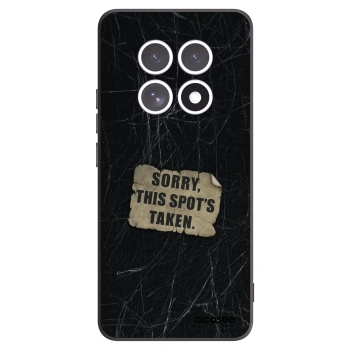 Picasee silikonový černý obal pro Xiaomi Redmi Note 15 5G - SORRY