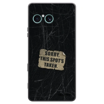 Picasee silikonový černý obal pro Sony Xperia 10 VII - SORRY
