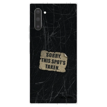 Picasee silikonový průhledný obal pro Samsung Galaxy Note 10 N970F - SORRY