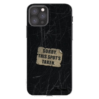Picasee silikonový průhledný obal pro Apple iPhone 11 Pro - SORRY