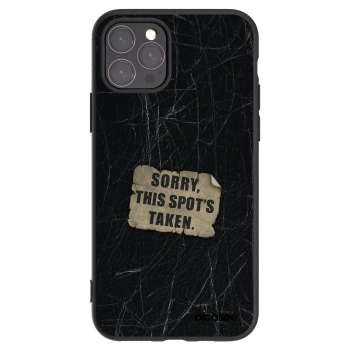 Picasee silikonový černý obal pro Apple iPhone 11 Pro - SORRY