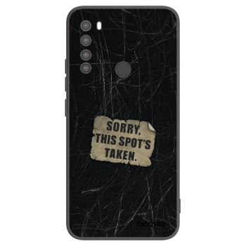 Picasee silikonový černý obal pro Xiaomi Redmi Note 8 - SORRY