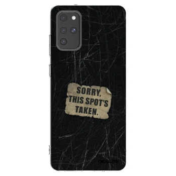 Picasee silikonový průhledný obal pro Samsung Galaxy S20+ G985F - SORRY