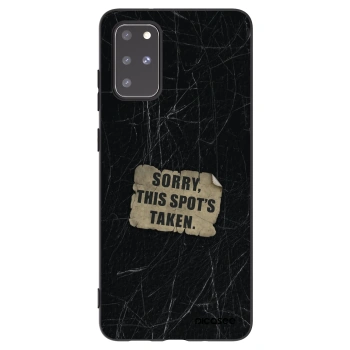 Picasee silikonový černý obal pro Samsung Galaxy S20+ G985F - SORRY