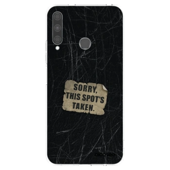Picasee silikonový průhledný obal pro Huawei P40 Lite E - SORRY