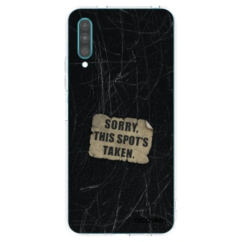 Picasee silikonový průhledný obal pro Samsung Galaxy A30s A307F - SORRY