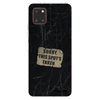 Picasee silikonový průhledný obal pro Samsung Galaxy Note 10 Lite N770F - SORRY