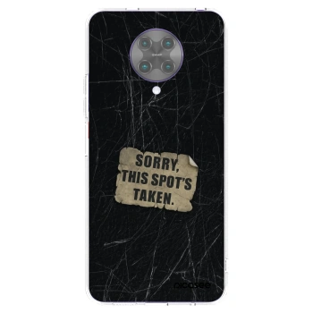 Picasee silikonový průhledný obal pro Xiaomi Poco F2 Pro - SORRY