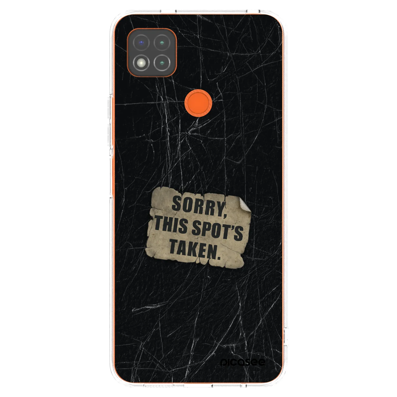 Picasee silikonový průhledný obal pro Xiaomi Redmi 9C - SORRY