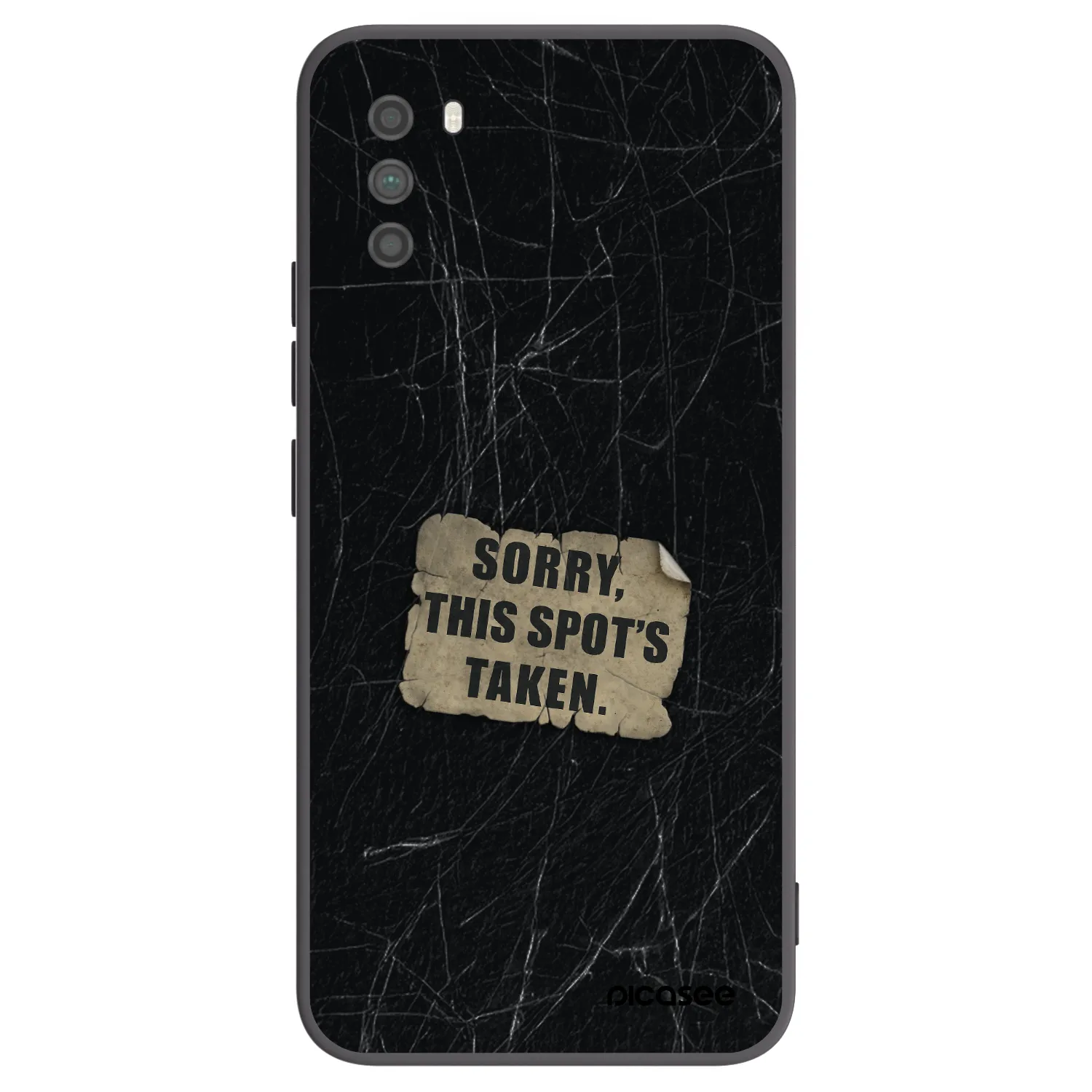Picasee silikonový černý obal pro Xiaomi Poco M3 - SORRY