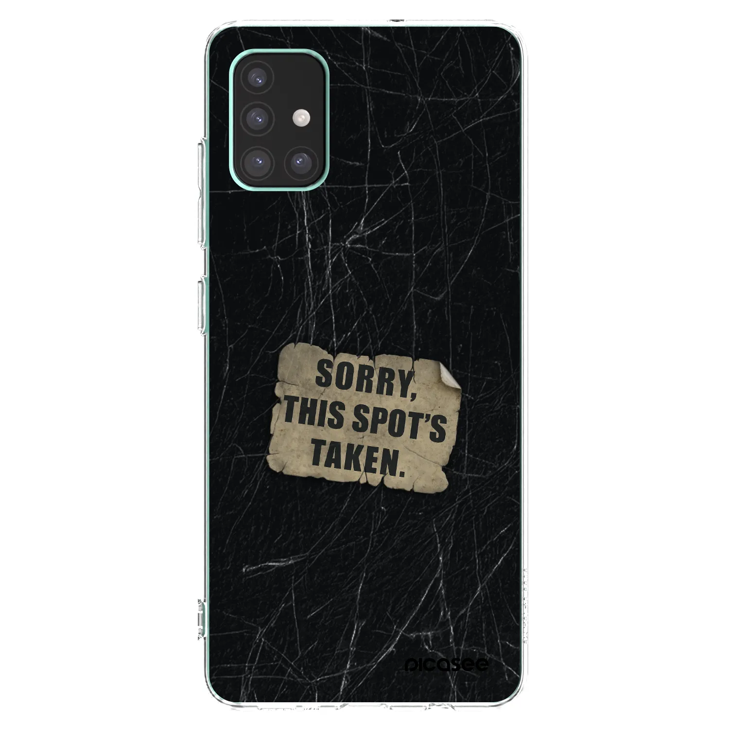 Picasee silikonový průhledný obal pro Samsung Galaxy M51 M515F - SORRY