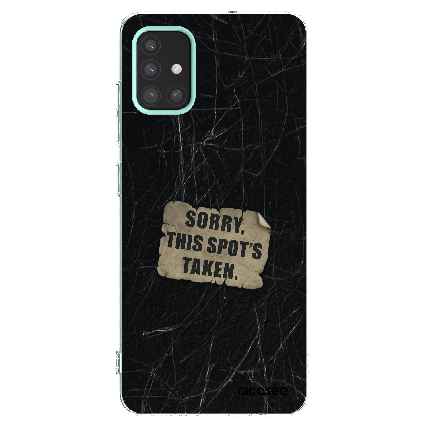 Picasee silikonový průhledný obal pro Samsung Galaxy M31s - SORRY