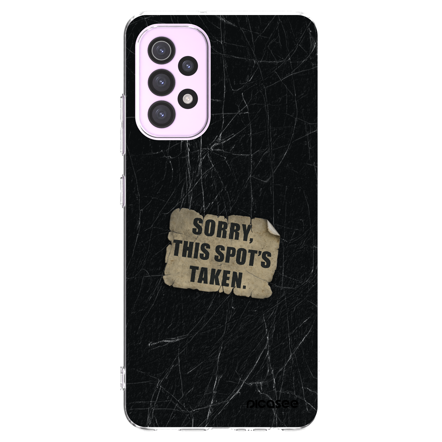 Picasee silikonový průhledný obal pro Samsung Galaxy A32 5G A326B - SORRY