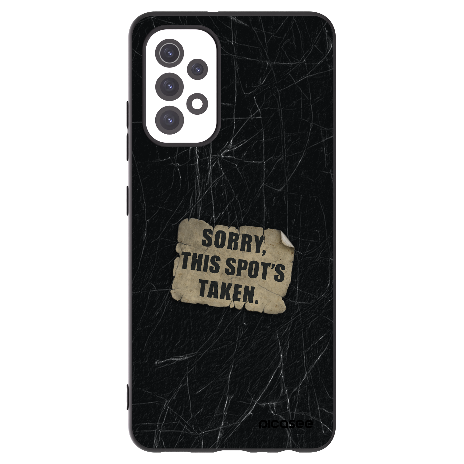 Picasee silikonový černý obal pro Samsung Galaxy A32 5G A326B - SORRY