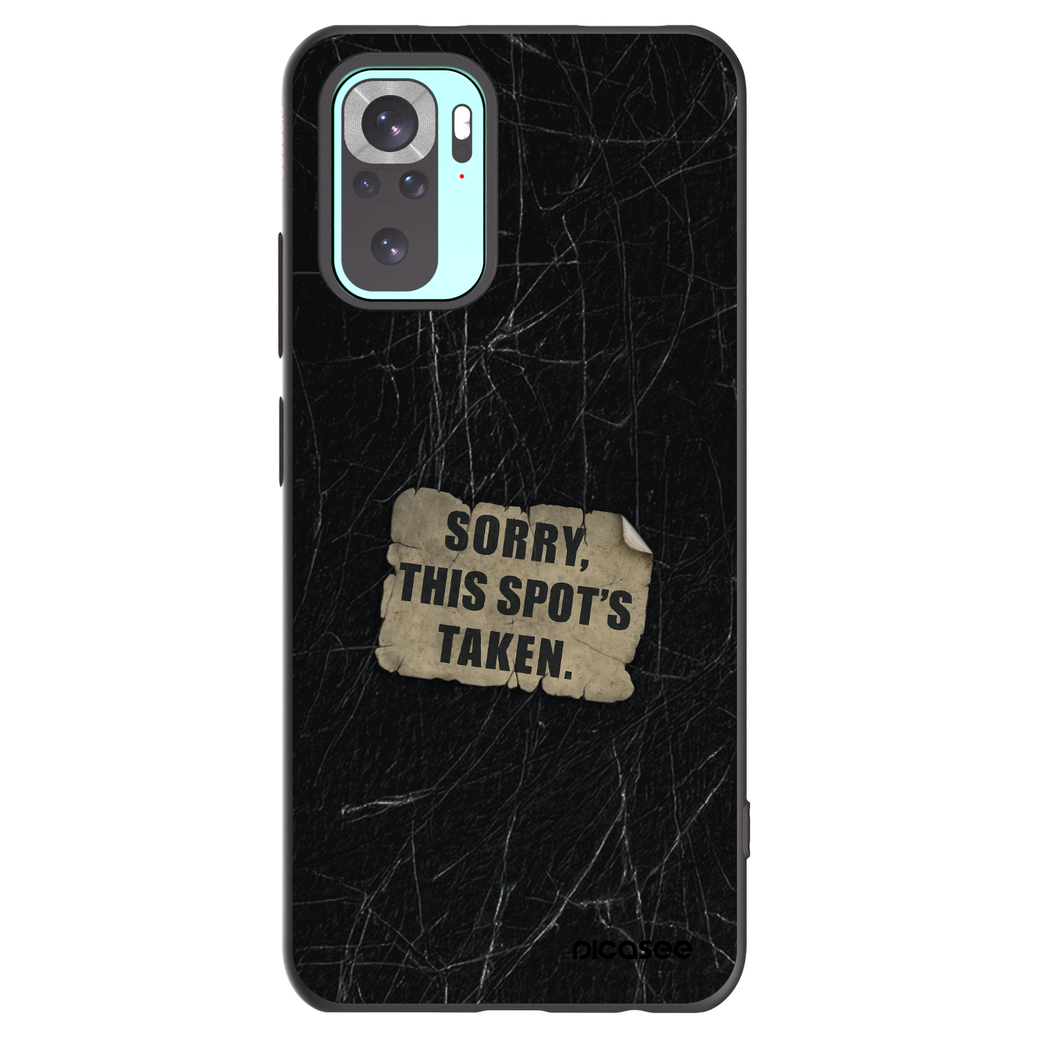 Picasee silikonový černý obal pro Xiaomi Redmi Note 10 Pro - SORRY